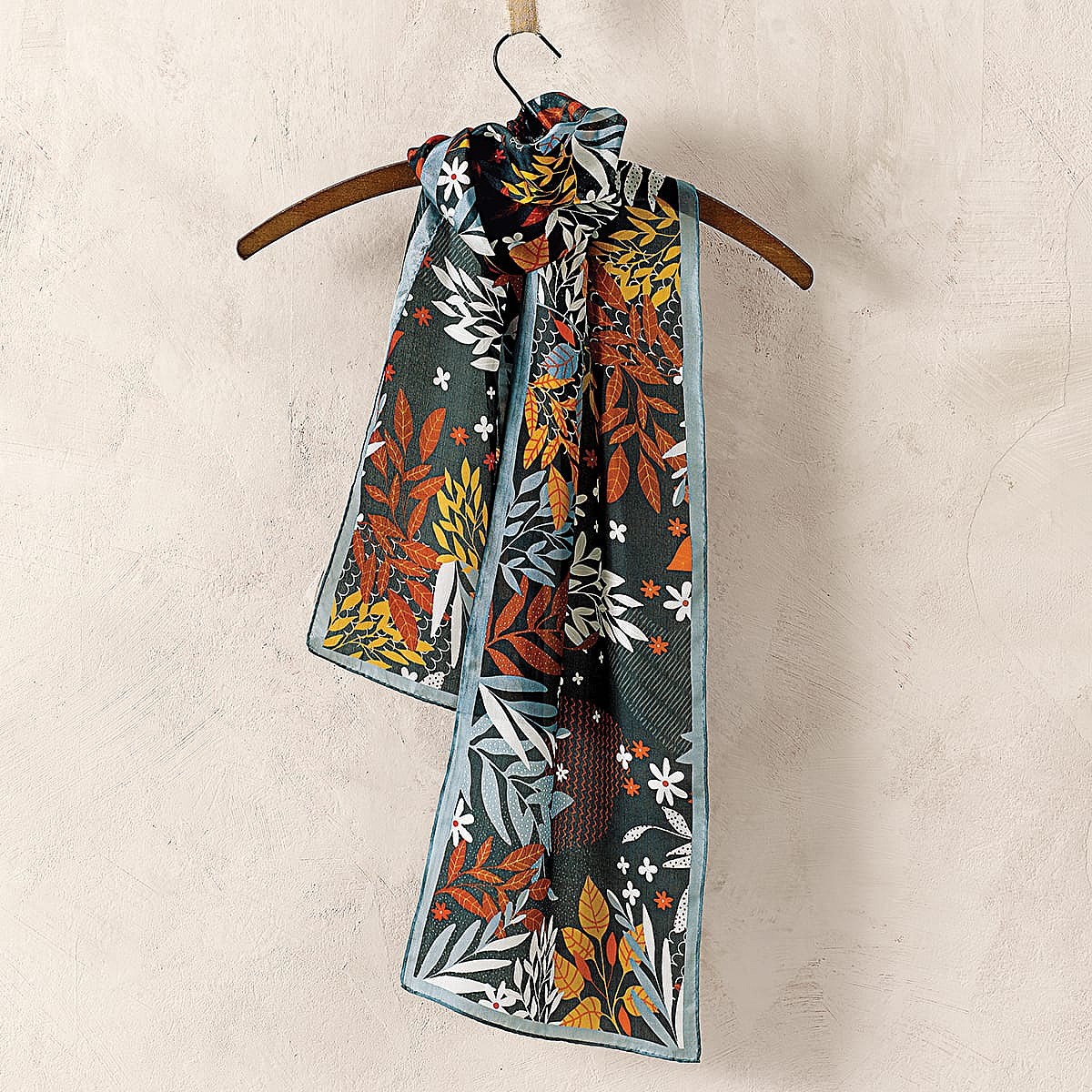 Rustic Breeze Silk Scarf