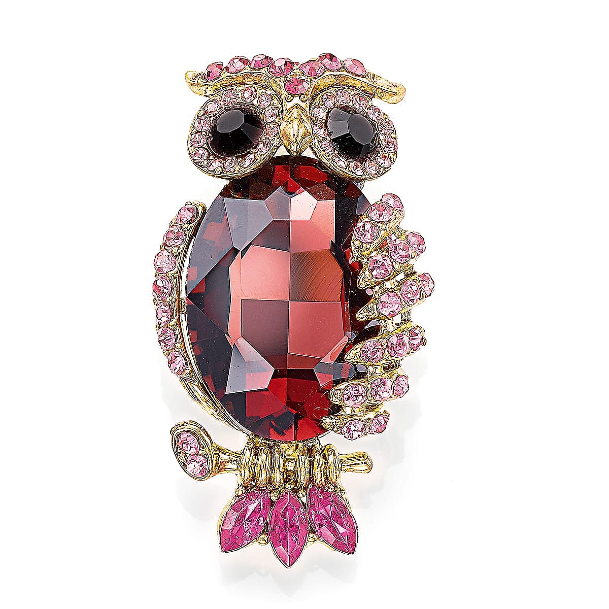 A Wise Choice Owl Brooch