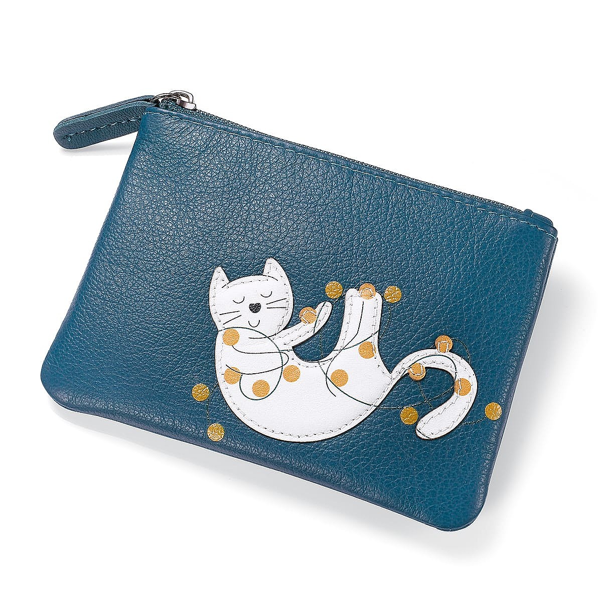Playful Paws Leather Coin Purse