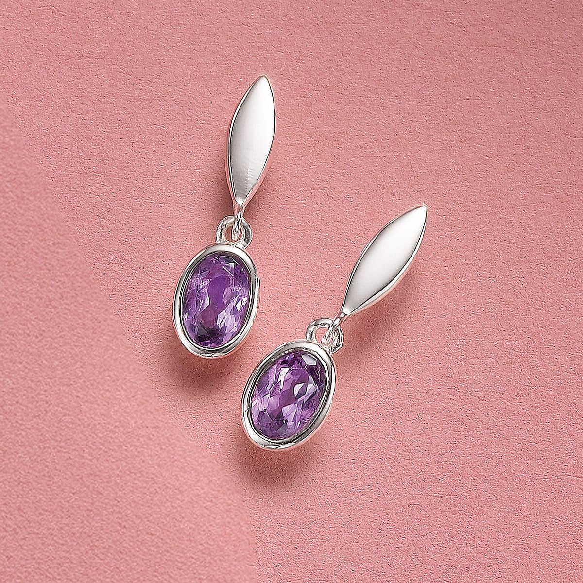 Pure Presence Amethyst Earrings