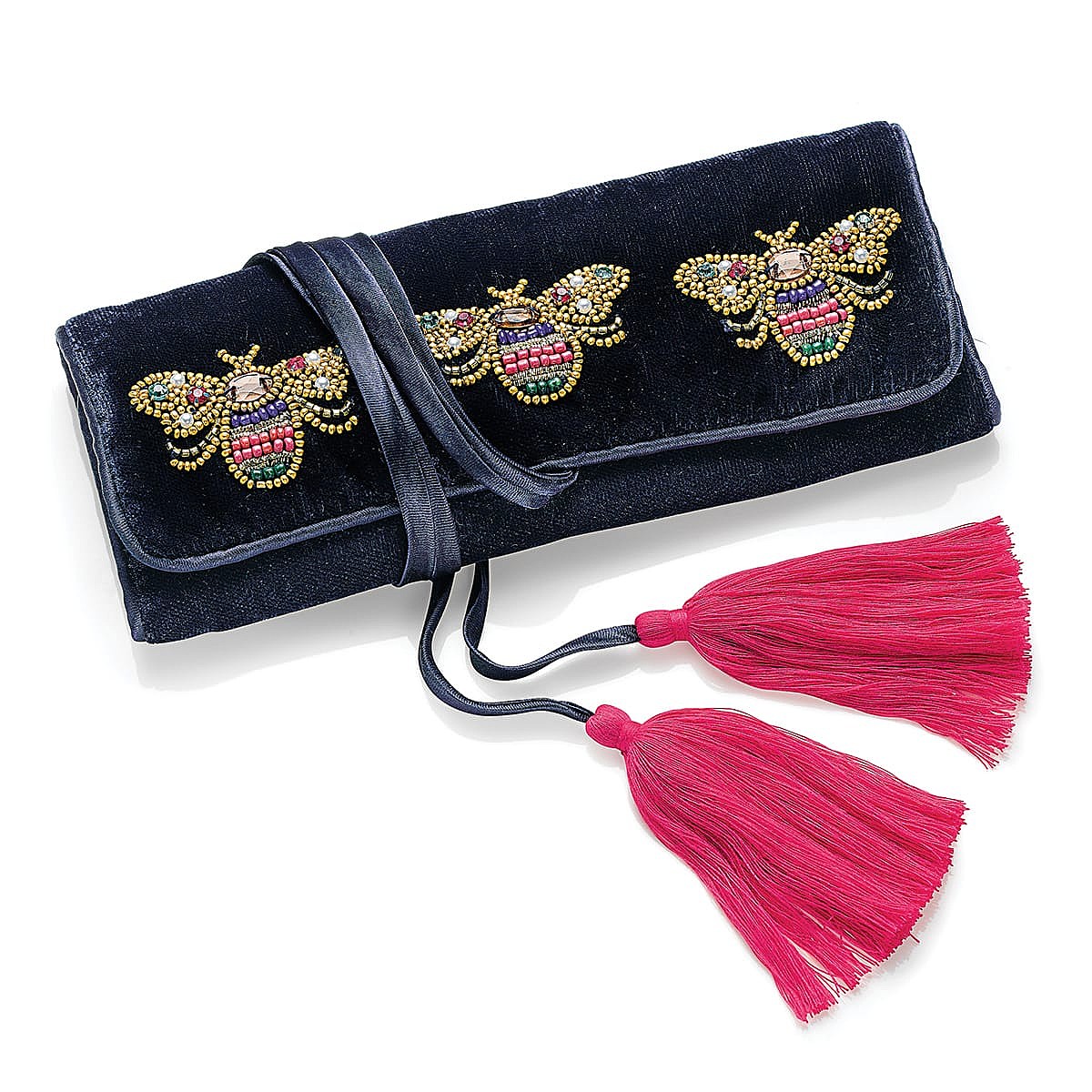 Brilliant Bees Jewellery Roll