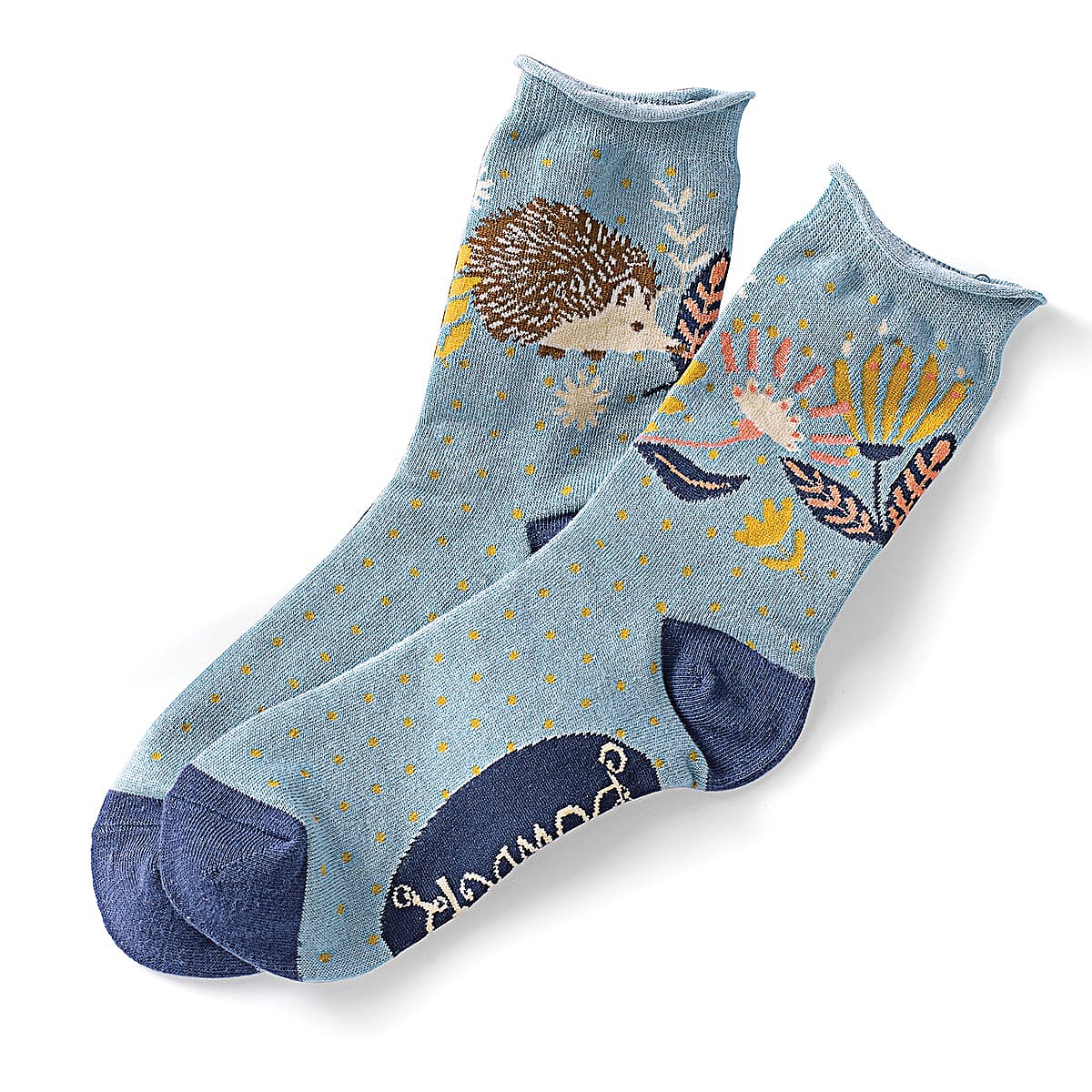 Hedgehog Hideaway Socks