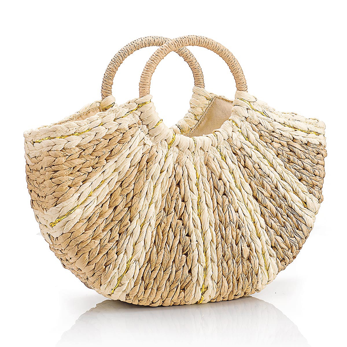Shoreline Chic Basket Bag