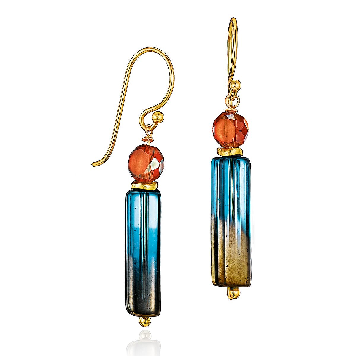 In the Sea Air Silk Earrings