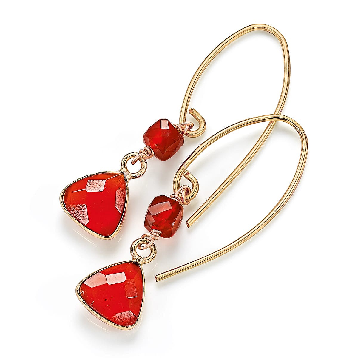 All Fired Up Carnelian Earrings
