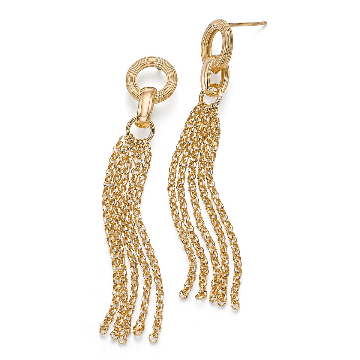 In Full Swing Gold-plated Earrings