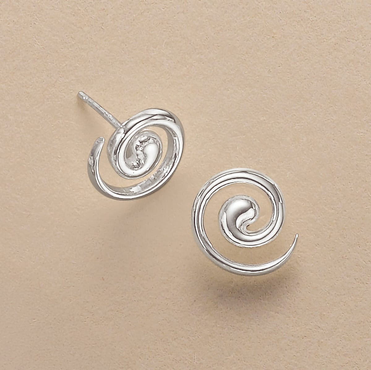 Turning Heads Silver Stud Earrings
