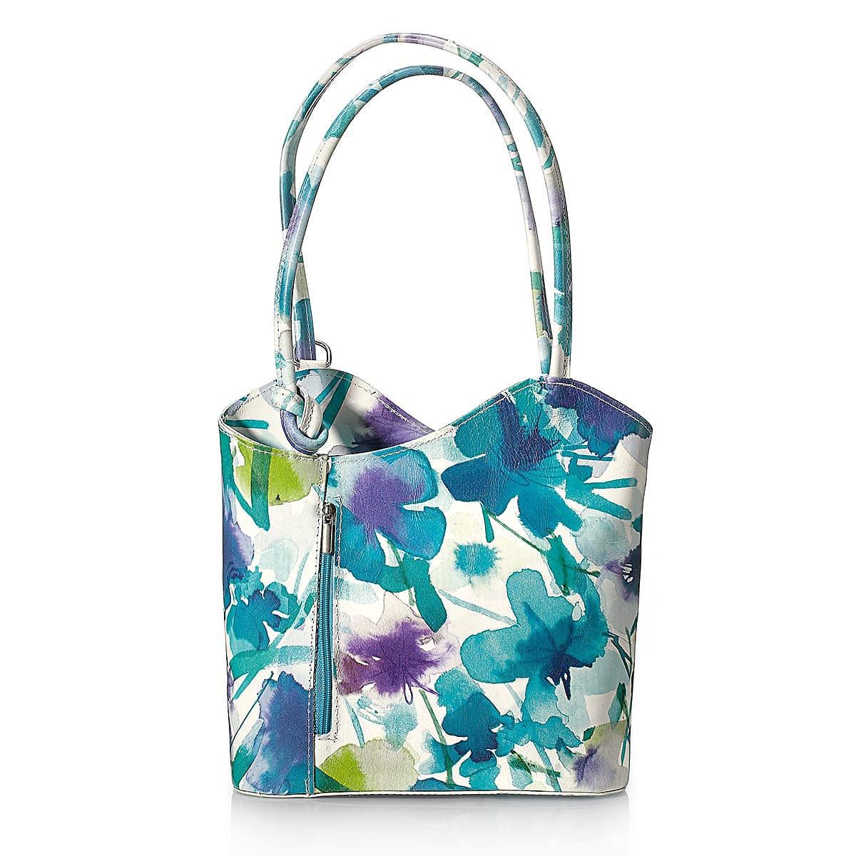 Blissful Blooms Leather Shoulder Bag