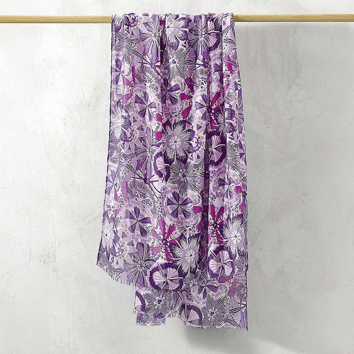 Purple Petals Scarf