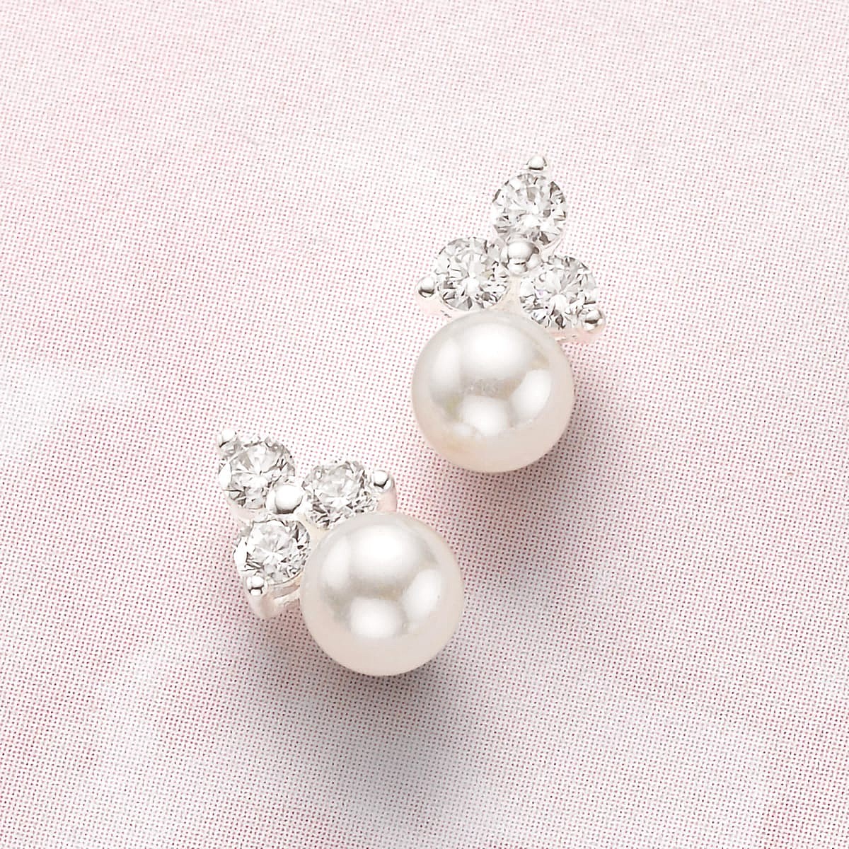 Endearing Elegance Pearl Stud Earrings