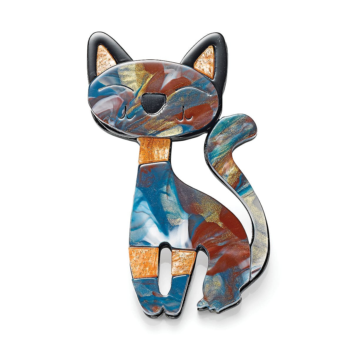 Feline Charm Brooch