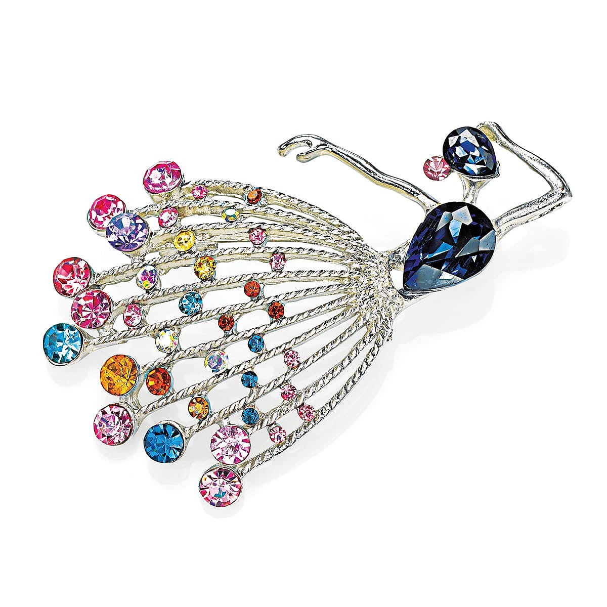 Dance Till Dawn Crystal Brooch