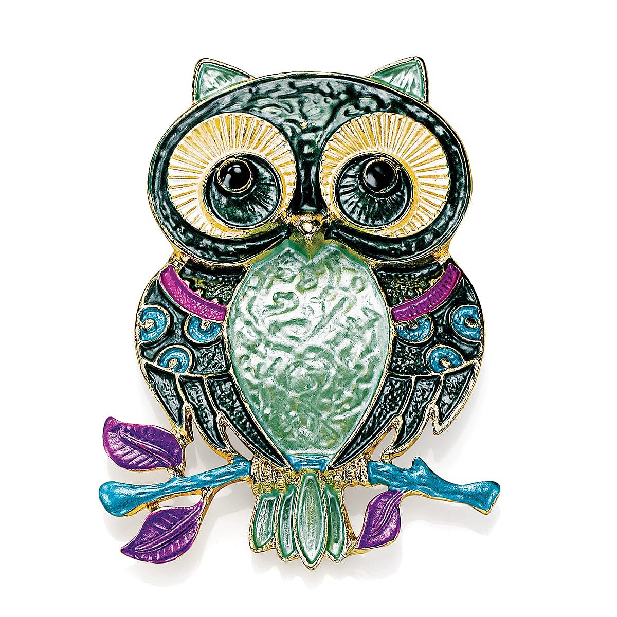 Owl Eyes On You Brooch