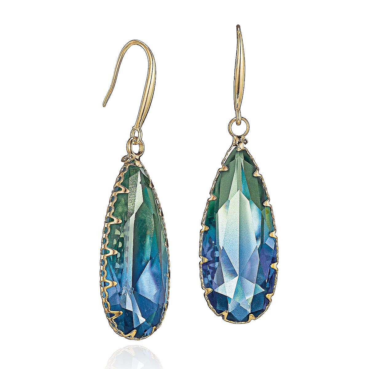 Spirit of Summer Blue Crystal Earrings