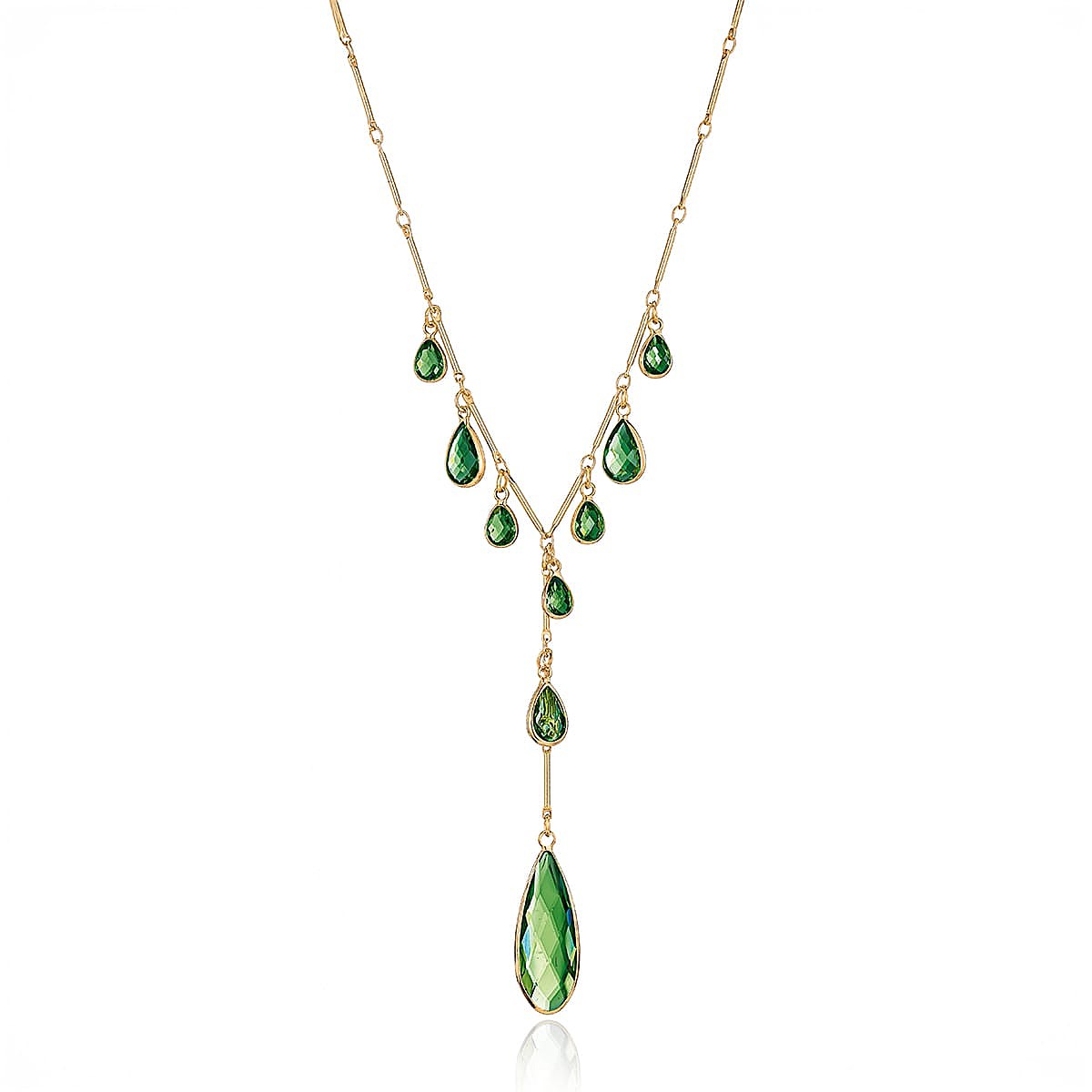 On the Vine Crystal Necklace