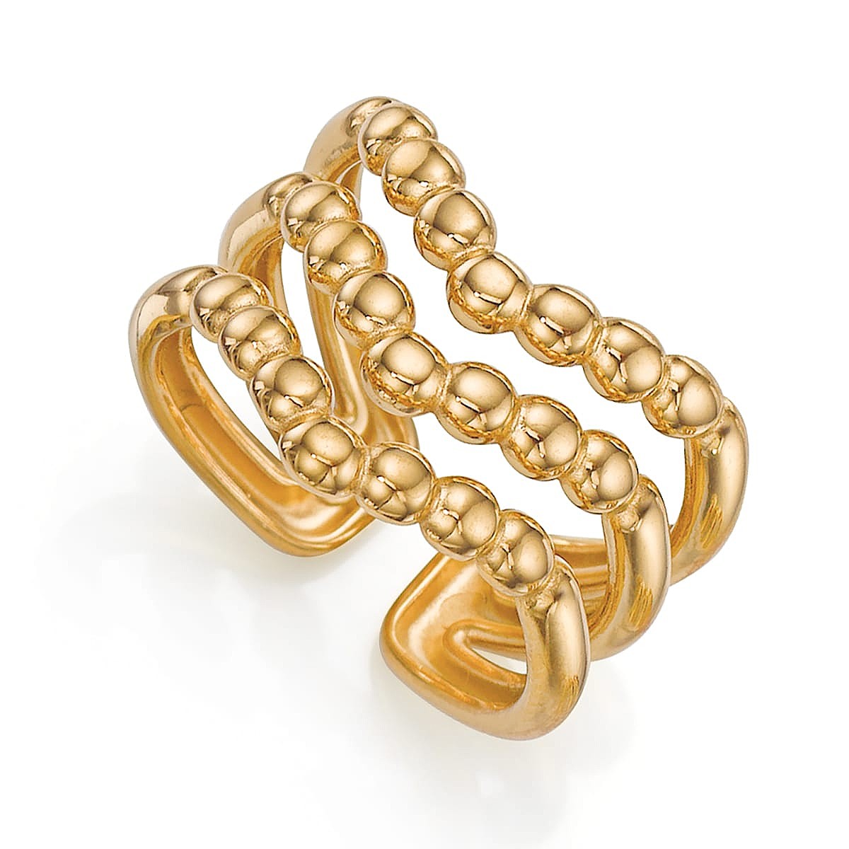 All Lined Up Gold-plated Ring