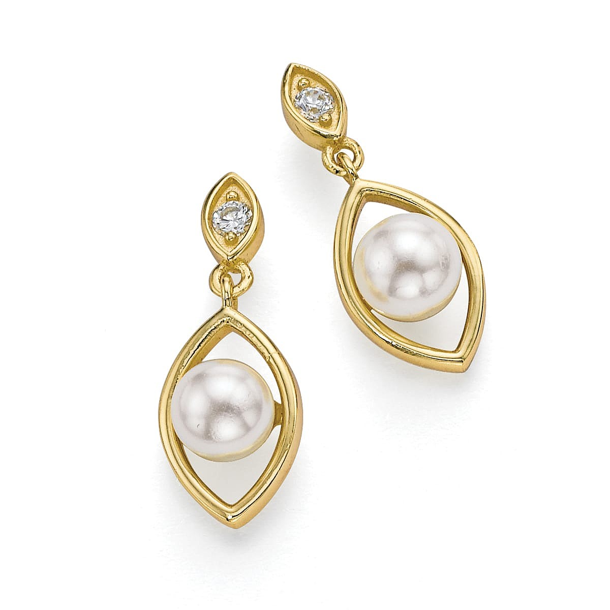 An Eye for Elegance Pearl Earrings