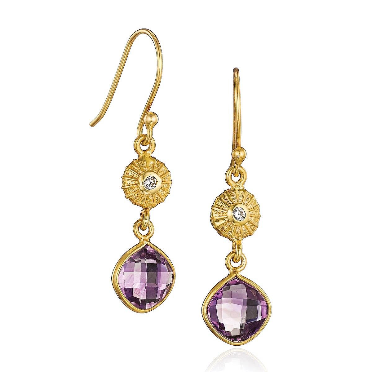 Sweet Serenity Amethyst Earrings