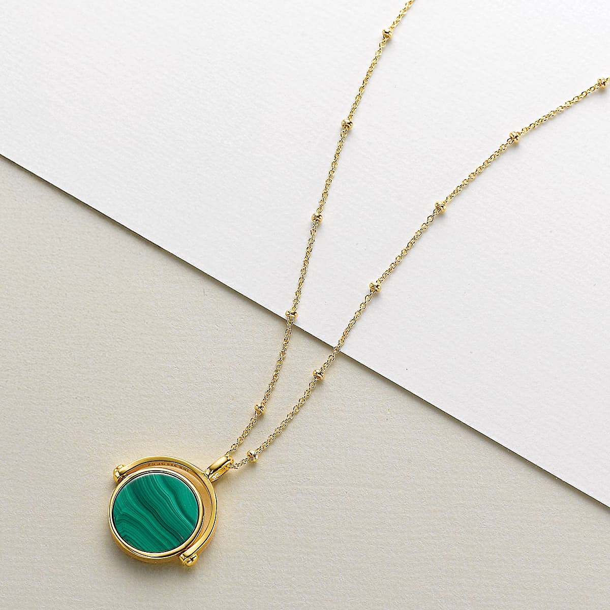 Take Your Turn Malachite Pendant