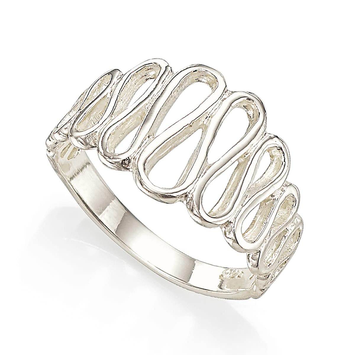 Life's Twists & Turns Silver Ring
