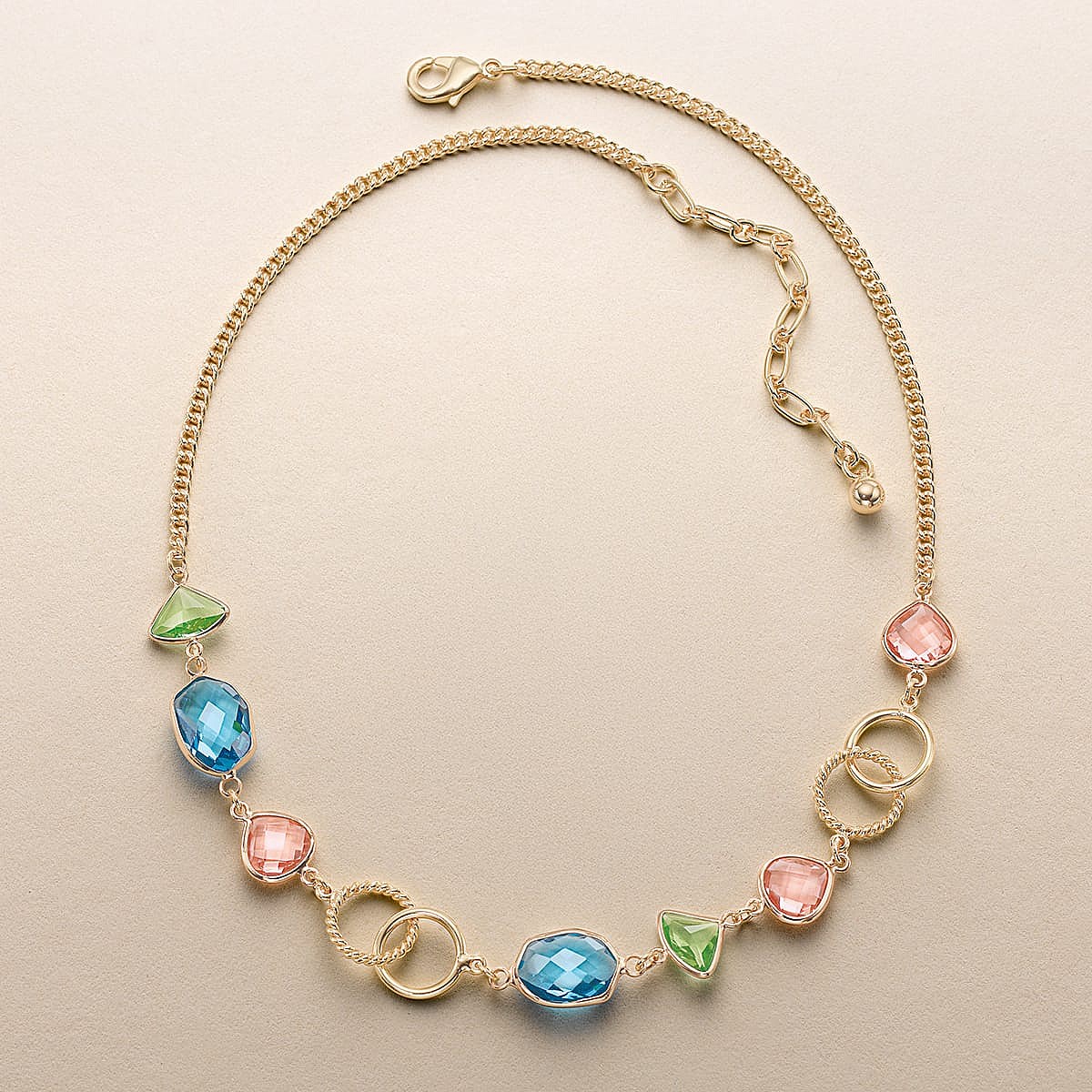 With Flying Colours Crystal Necklace