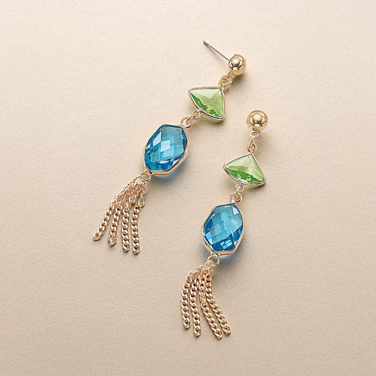 With Flying Colours Crystal Earrings