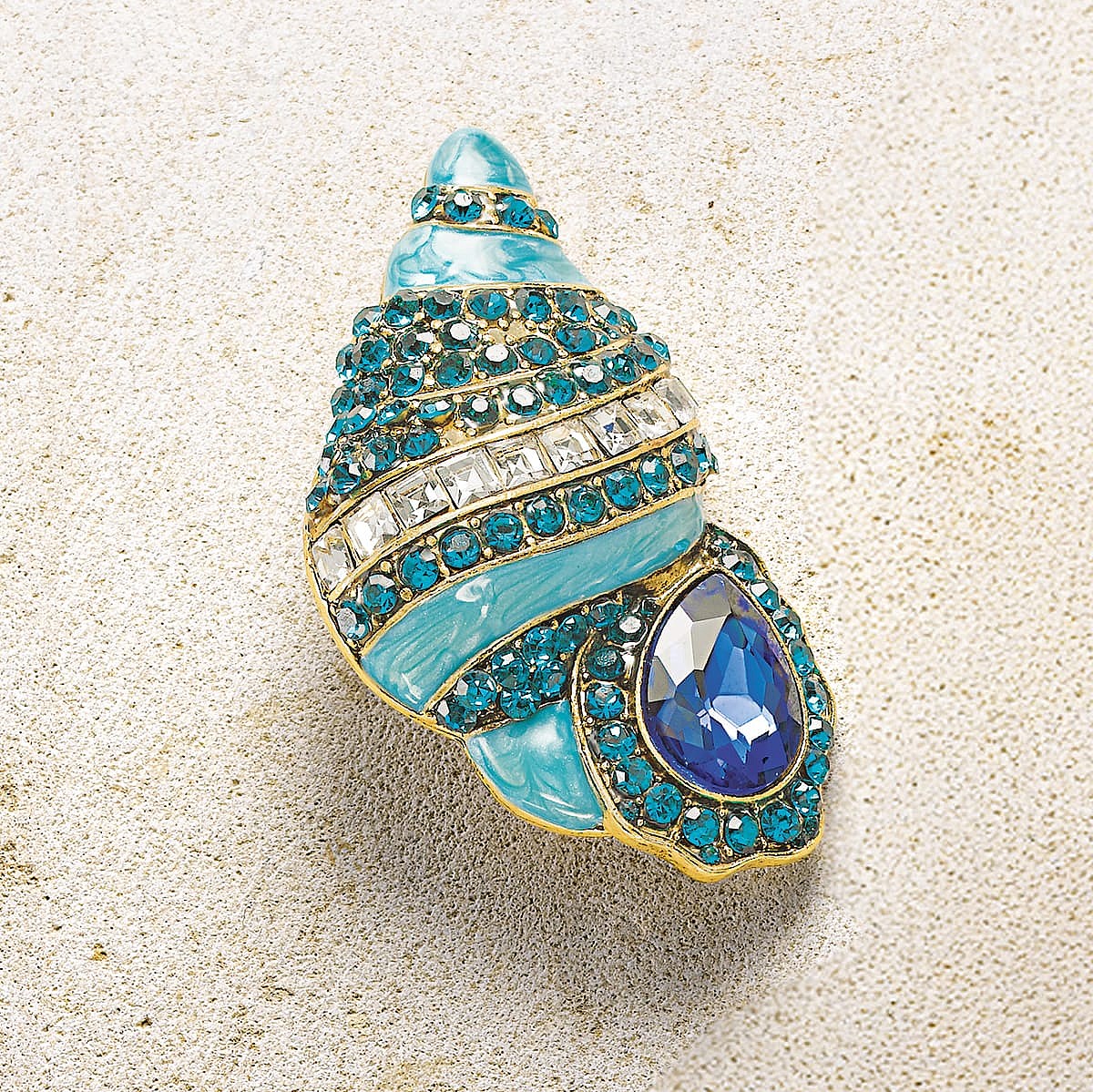 Song of the Sea Shell Brooch