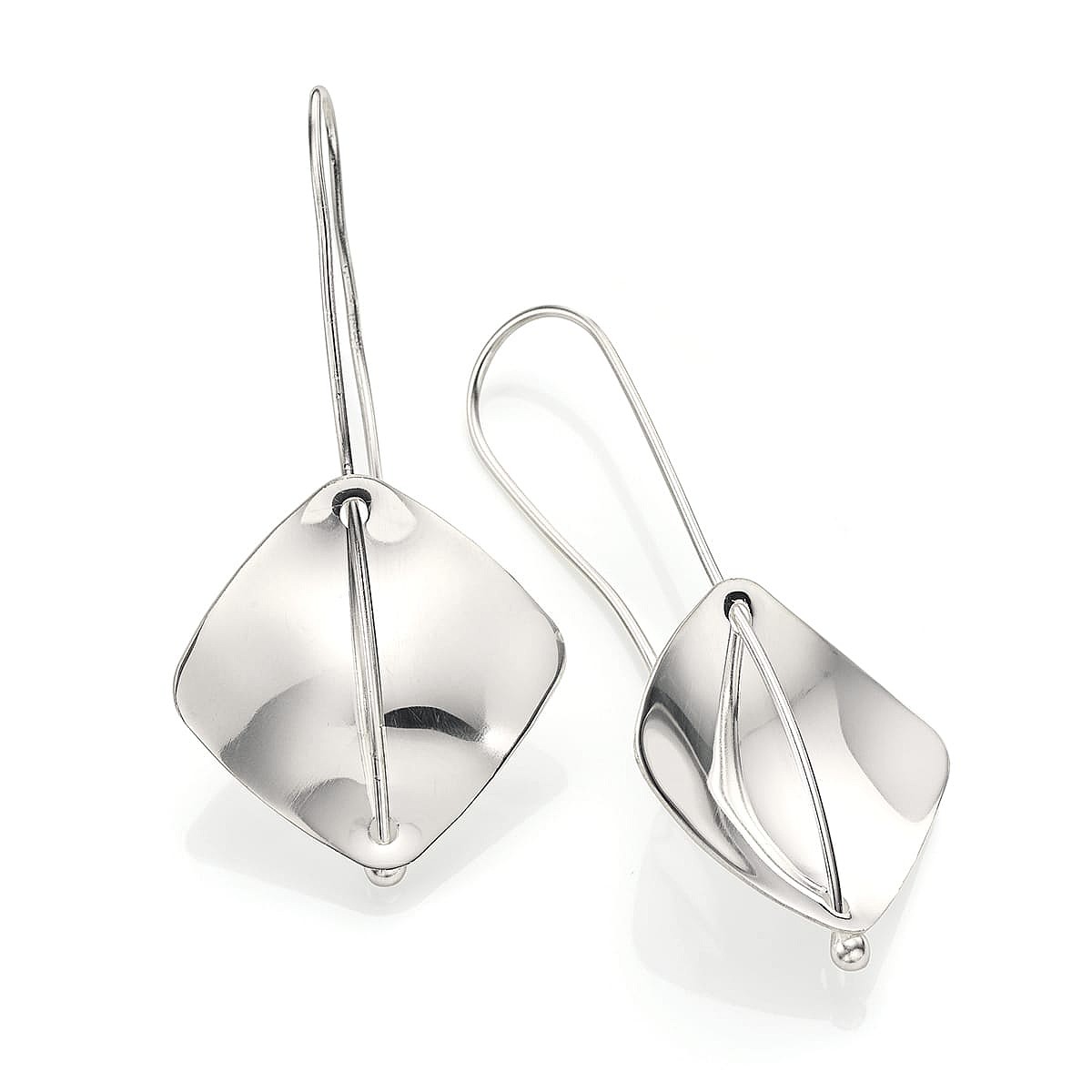 Sign of the Times Silver Earrings