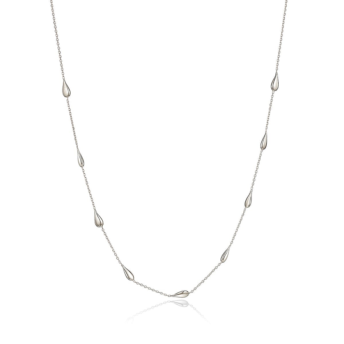 Let it Rain Silver Necklace