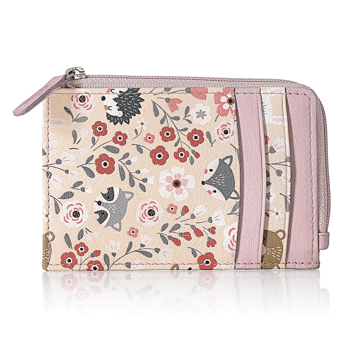 Woodland Wonder Leather Card Holder