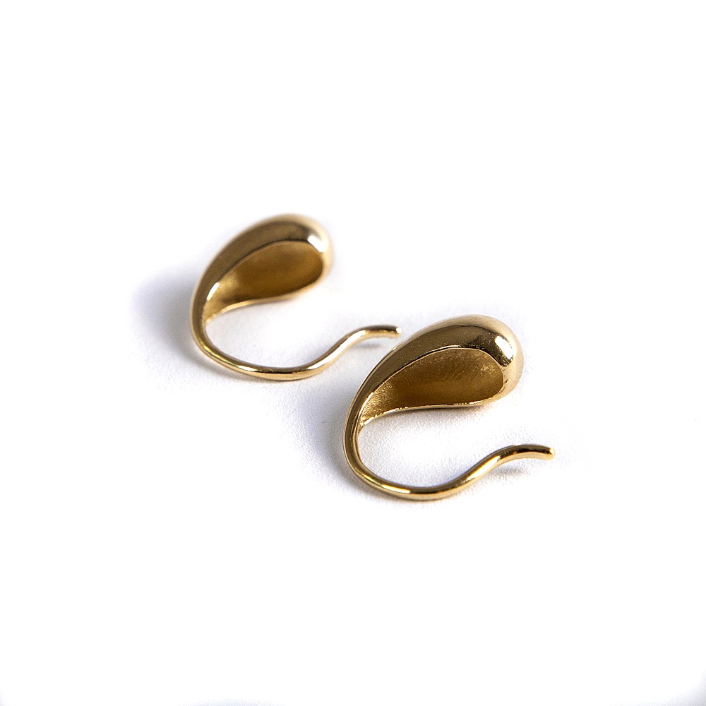 Gold Molten Drops Earrings