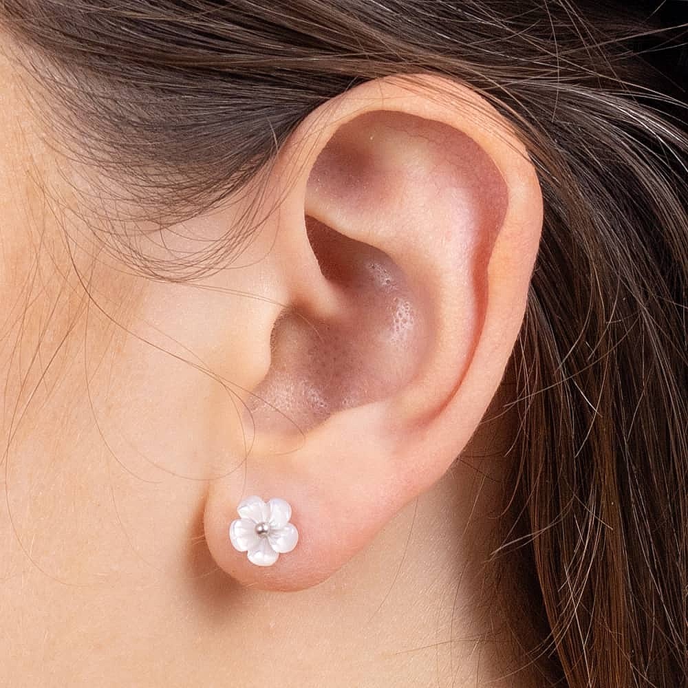 Petals In Pearl Stud Earrings | Pia Jewellery