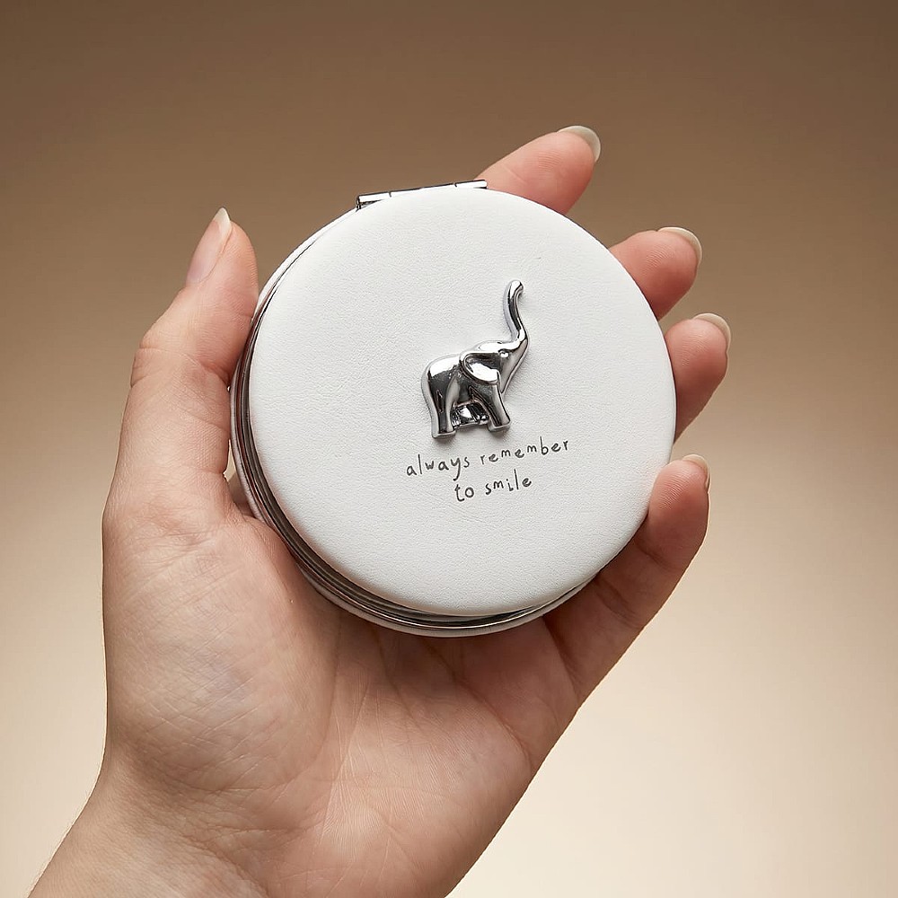 Endearing Elephant Compact Mirror | Pia Jewellery