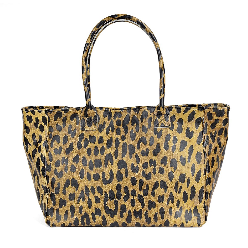 Wild Ideas Leopard Print Leather Tote Bag | Pia Jewellery