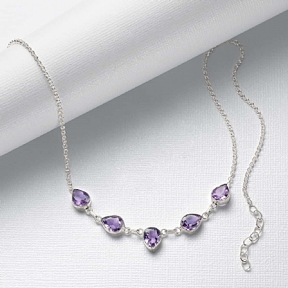 Aura of Amethyst Necklace