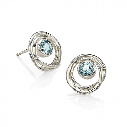 Pia Gold Crystal Earrings