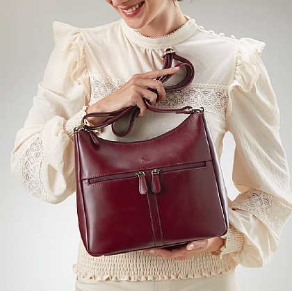 Soulful Sangria Leather Bag