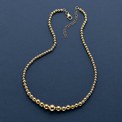 Polished Perfection Gold-Plated Necklace