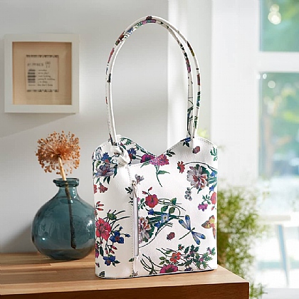 Floral Affair Leather Bag