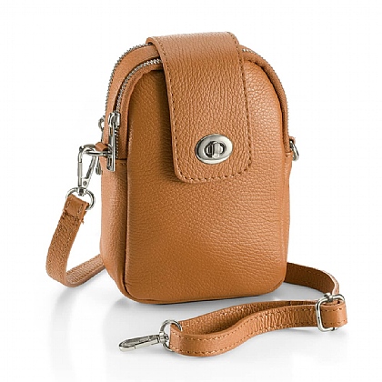 Life's a Journey Tan Cross-Body Bag