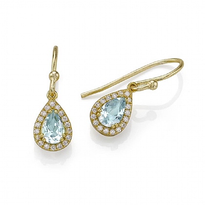 Pia Silver Crystal Earrings