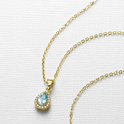 Clarity Calls Blue Topaz Pendant