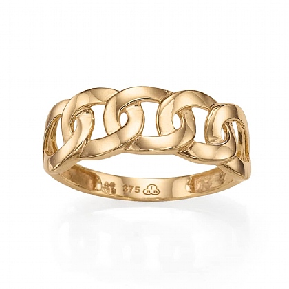 Brilliant Bonds Gold Ring