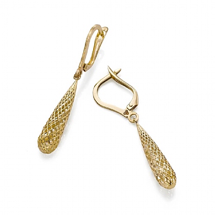 Gossamer Glow Gold Earrings