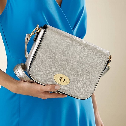 Silver Siren Faux Leather Bag