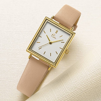 Time &amp; Again Beige Watch
