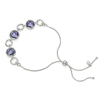 Violet Vision Silver Bracelet