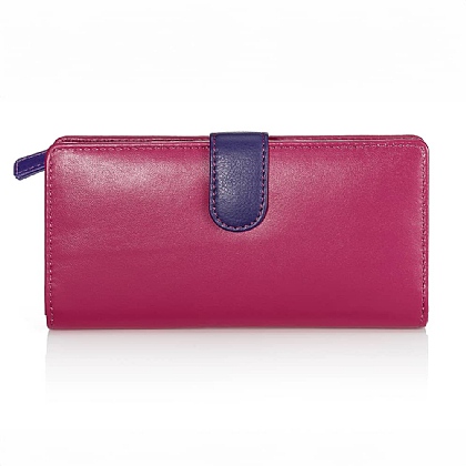 Tickled Pink Leather Purse
