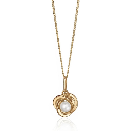 Wrapped In Wisdom Gold Pendant