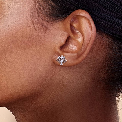 Elegant Orbit Stud Earrings Pia Jewellery